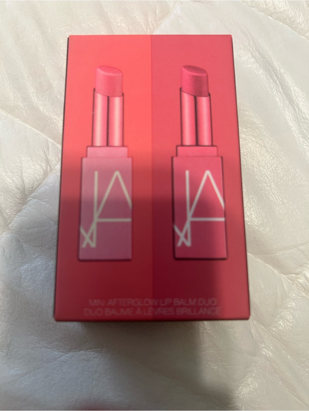 NARS Mini Lip Balm Duo-ORGASM & DOLCE VITA NEW IN BOX SEALED